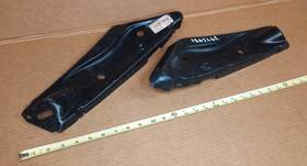 3975431 Chevrolet Nos 1970 Chevy Chevelle Malibu El Camino Front Bumper Lh Rh Bracket Pair 70 Ss