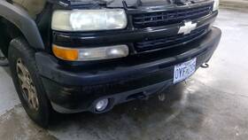 105-01390m Chevrolet Truck Local Pickup Only Front Bumper Painted Textured Cap Black Fits 00-06 Su