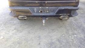 190-10862d Chevrolet Truck Local Pickup Only Rear Bumper Dual Exhaust Opt N10 Painted Fits 19-25 Sierra 1