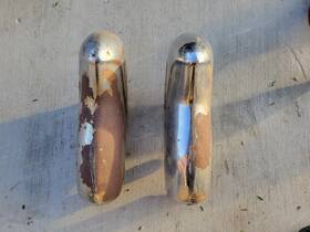 3709697 Chevy 1955 Front Bumper Guards-pair