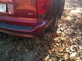 190-02042a Chrysler Rear Bumper 119 Inch Wb Fits 05-07 Town And Country