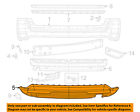 68109901aa Chrysler Bumper- Cover 11-14 Rear Jeep Oem Compass