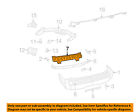 55157388ac Chrysler Bumper-bumper Oem 07-11 Nitro Absorber Foam Dodge Impact