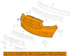 68092597aa Chrysler Cover Oem Dodge Charger-bumper 11-14