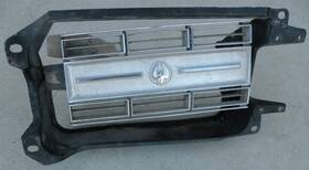 69a000-cav1 Chrysler Mopar Factory Original Oem Imperial Front Bumper Grill Chrome Metal Bracket Right 1969-1971