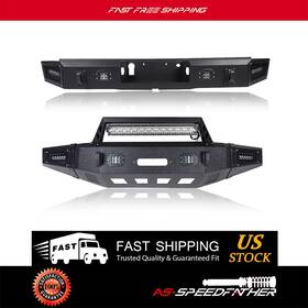 Ca831419s01 Classic-autoparts For Ford F 150 2015-2017 Rear Front Black Bumper Complete Assembly With Winch Plate