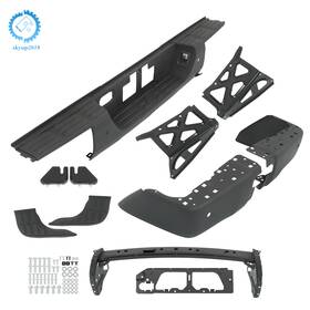 Su1114354ku Coolgood18 For Toyota Tundra 2014 2015-2021 Complete Steel Rear Bumper With Sensor Holes