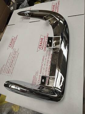 3929328 Corvette 63-64-65-66-67 Usa Bumper Lh Rear New Driver Side Chrome Frame Bracket