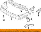 4797590 Cover Rear Chrysler Oem Bumper-bumper