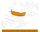 5k0807217cggru Cover Oem Volkswagen Golf-bumper Vw 10-14