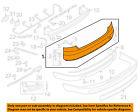 4h0807067agru Cover Audi Rear Oem A8 Quattro 11-13 Bumper-bumper