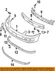 865114j002 Cover Entourage-bumper Hyundai Oem 07-08