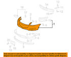 25955129 Cover Gm Chevrolet Oem 09-12 Traverse-bumper