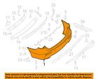 850223ka2h Cover Oem Rear Pathfinder Nissan Bumper-bumper 13-14