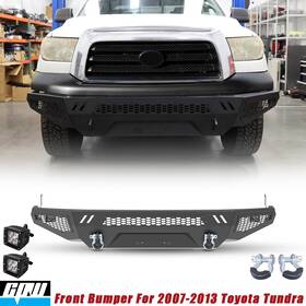 Ntu03a101 Cpw Steel Front Bumper For 2007-2013 Toyota Tundra Powder-coated