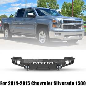 Usl03a101-1a Cpw 2b New Front Bumper For 2014-2015 Chevy Silverado 1500 Powder-coated