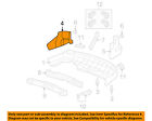 04717swaa90zz Cr-v Bumper-cover Honda Rear Oem 07-09 Extension