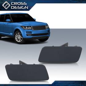 Big111832 Crossdesign 1 Pair Front Headlamp Washer Cover Powerwash Cap Fit For Range Rover 13-17