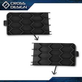 Ht-02flc4711abk Crossdesign Fog Light Cover Bezel Fit For 2004-2006 Scion Xb Left Right Side Plastic Black