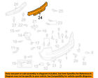 Td1150311b Cx-9 Absorber Foam Oem Bumper-bumper Mazda 07-12 Impact