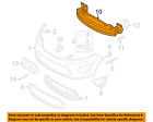 D2bz17757a Bumper-impact 11-14 Bar Front Oem Fiesta Ford