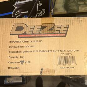 Dz6205s Dee Zee Bumper Step Black Aluminium For 16-22 Ford F-250 F-350