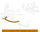 15773839 Deflector Oem Front Gm Bumper-