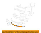 15947967 Deflector Oem Outlook 07-10 Saturn Bumper-air Front Gm