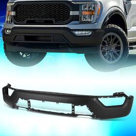 Dna-bumpff15021fb01bk Dna Motoring For 2021-2023 Ford F150 Front Bumper Face Bar Without Parking Sensor Holes Black