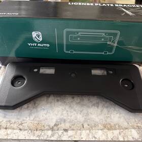 Dna-oembplbni1068167 Dna Motoring For 2024-2025 Nissan Sentra S/sv Front Bumper License Plate Bracket Tap Holder