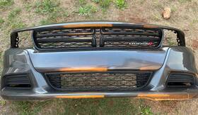 105-01731b Dodge 15-23 Charger Oem Front Bumper Assembly With Grilles