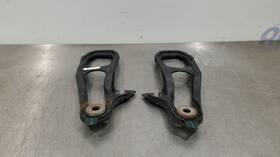 105-10438c Dodge 20 Ram 1500 Front Bumper Tow Hook Set Pair Black