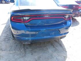 190-02175c Dodge Rear Bumper Dual Rectangular Exhaust Cutouts Fits 15-20 Charger 7582146
