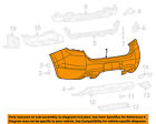 1sx75tzzaa Dodge Cover Bumper-bumper Rear Dart 2013 Oem Chrysler