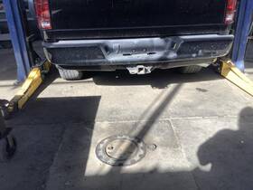 268372 Dodge Used Rear Bumper Assembly Fits 2004 1500 Pickup Step Without Srt