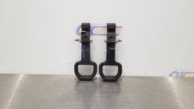 105-10110b Dodge Truck 19 Ram 2500 Front Bumper Tow Hook Set Pair Black