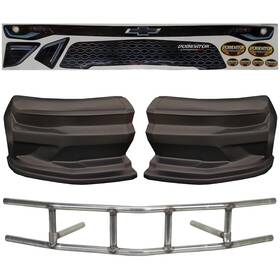 9102510-blk Dominator Race Products Dirt Fits Chevy Camaro Ss Front Bumper Kit Black