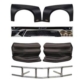 9102512-blu Dominator Race Products Dirt Camaro Ss Front Bumper/fenders Kit Blue