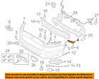 Ds7z17c947b Ford Oem Fusion Front Bumper Grille Retainer Left