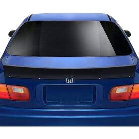 114603 Duraflex For Honda Civic 92-95 Rbs Style Fiberglass Rear Lip Spoiler Unpainted