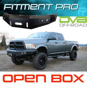 Fbdr2-02 Dv8 Offroad Front Bumper Steel Black For 2010-2018 Dodge Ram 2500/3500