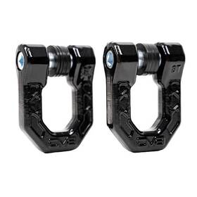 Unsk-01bl Dv8 Offroad Elite Series D-ring Shackles Black Pair