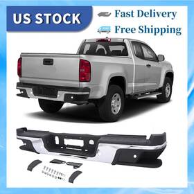 Gm1103206 E-home-01 New Chrome Rear Bumper Step Assembly With For 2019-2022 Chevy Colorado Gmc Canyon