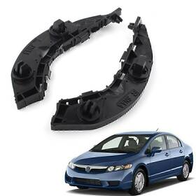 Efmotorshop 810000315727 1pair Front Bumper Retainer Bracket Support For Honda Civic 4-door Sedan 2006-11