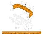04715scva60 Element Bumper-bumper Rear Cover Honda Oem 09-11