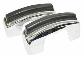 98-0751-b Empi 98-0751 Chrome Bumper Guards Pair For Vw Type 1 Bug/beetle 1968 -1973