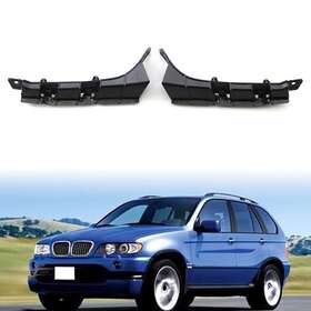 51117116667 Enen-tradingusa Front Bumper Bracket Holder Cover Pair For Bmw X5 E53 2003-2006 Black Car Us