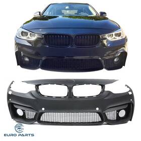 Europarts 4 F32 M4 For Bmw Series F33 F36 2014-2019 Front Bumper Cover Style With Fog Holes