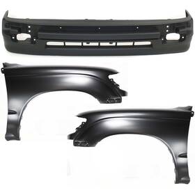 14490441 Evan-fischer Bumper Cover Kit For 98-2000 Toyota Tacoma Rwd Models With Trim 3pc