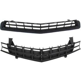 15187664 Evan-fischer Grille Assembly Kit For 10-13 Chevrolet Camaro Textured Black Shell And Insert
